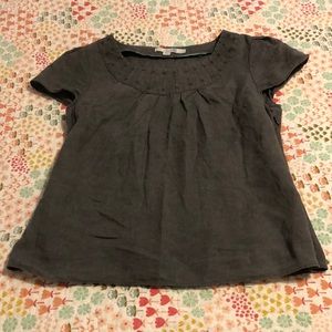 100% linen Boden top